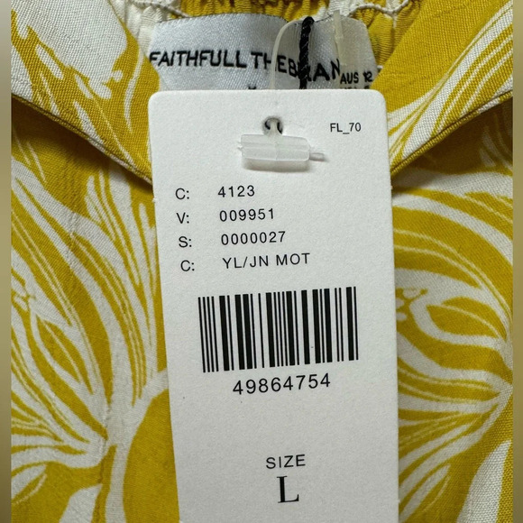 NWT Anthropologie Faithfull the Brand Gemma jumpsuit size Large - Picture 15 of 15
